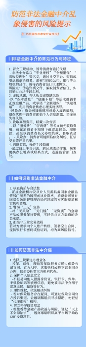 【5·15全國投資者保護(hù)宣傳日】防范非法金融中介亂象侵害的風(fēng)險提示