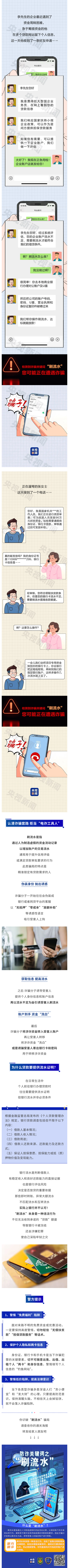 全民反詐丨辦貸款、領補助需要“刷流水”？當心成為“洗錢工具”