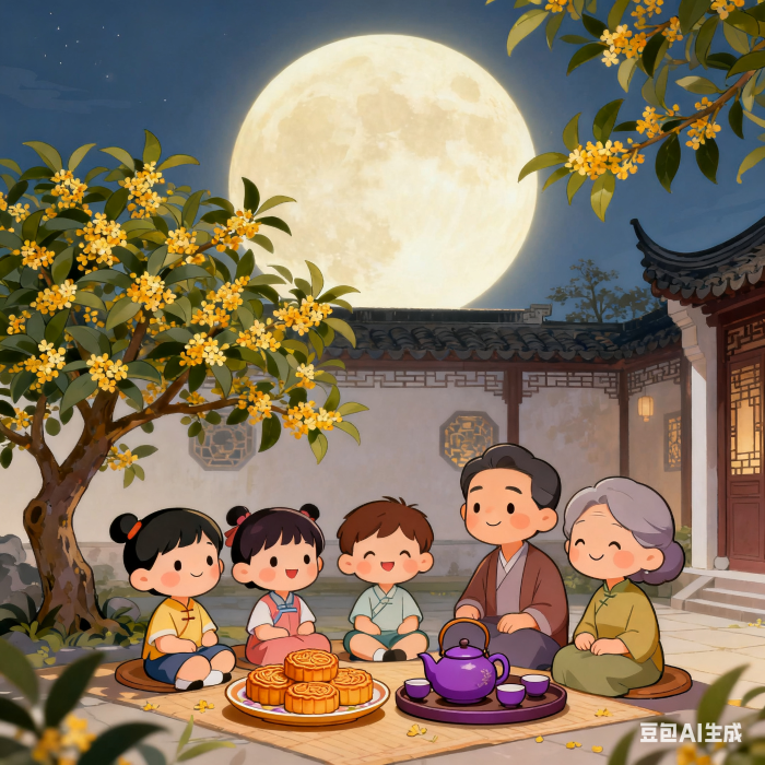 中秋團(tuán)圓圖