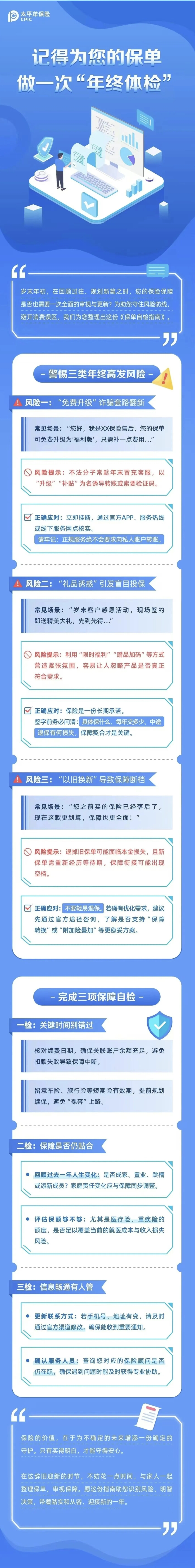 2.【風(fēng)險提示】記得為您的保單做一次“年終體檢”