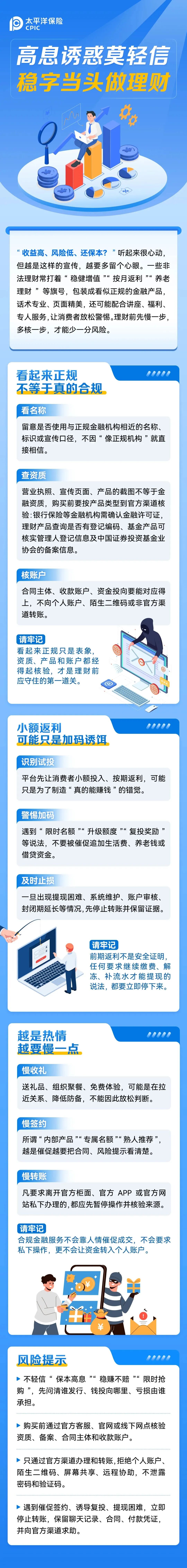 18.【風險提示】高息誘惑莫輕信，穩字當頭做理財